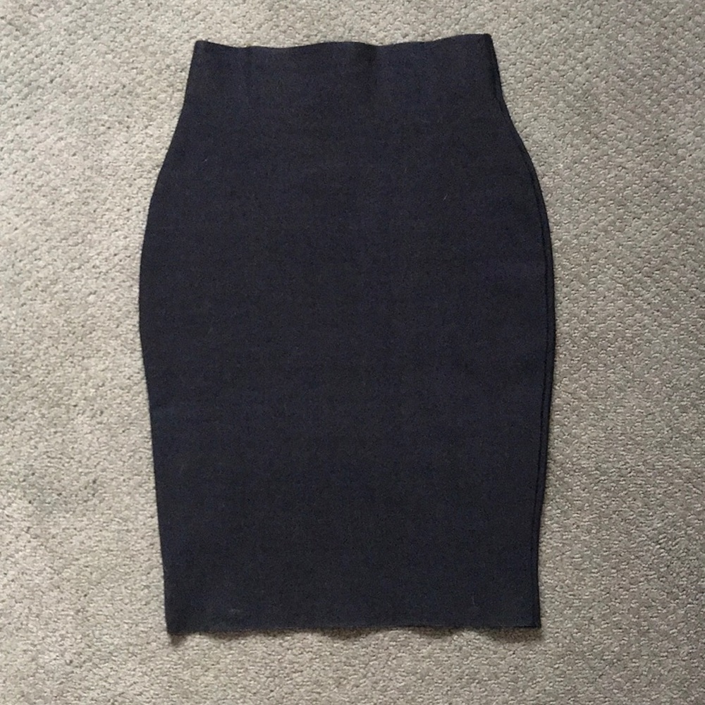 Black bandage skirt